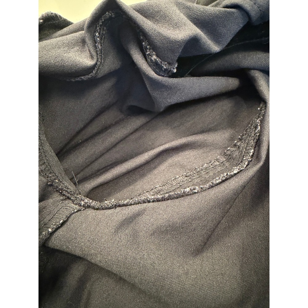 Eden Society Womens Utility Jacket XL Charcoal Gray Hooded Drawstring Waist Coat - Picture 12 of 16
